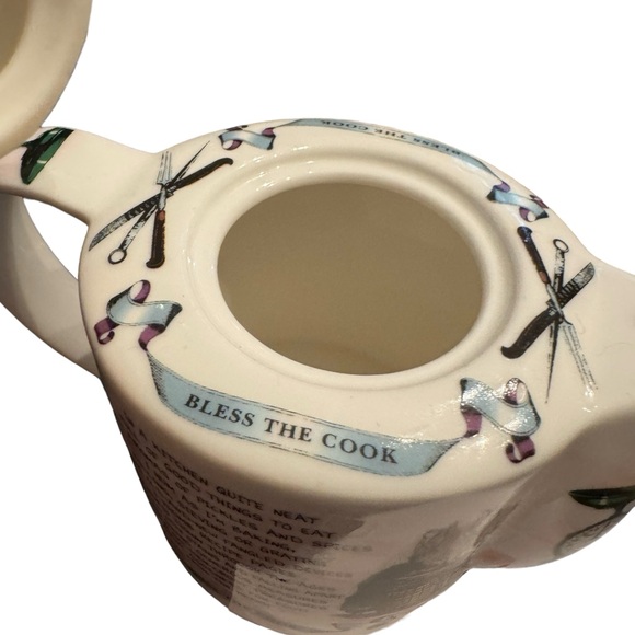 Paul Cardew Bless the Cook crramic tea pot england C2008 - Picture 7 of 8